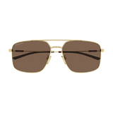 Men's Gold Sign Sunglasses