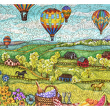 Balloons Over Farmland Puzzle