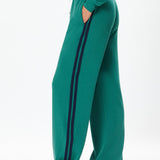 Marissa Fleece Straight Leg with Stripes