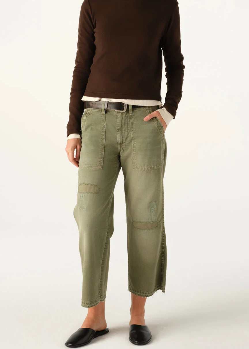 Easy Army Slouch Crop