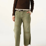 Easy Army Slouch Crop