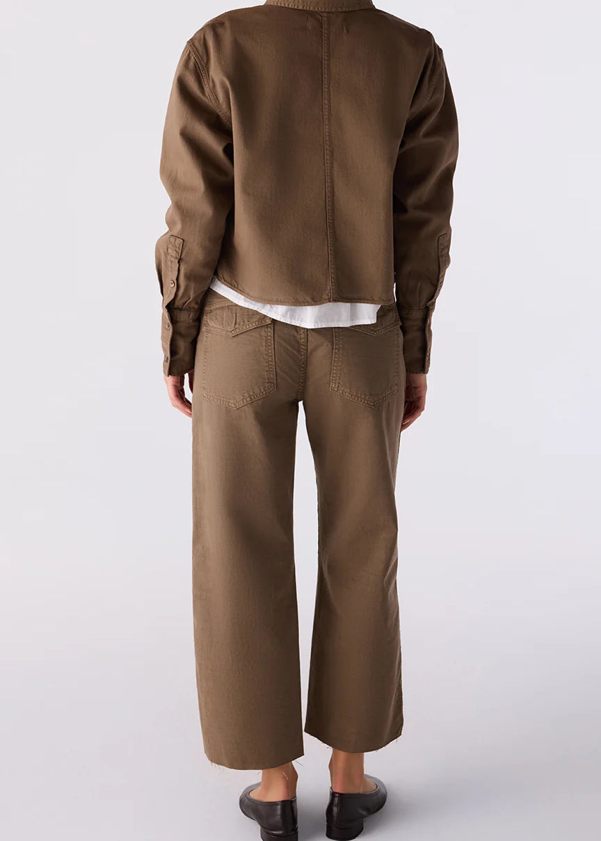 Easy Army Slouch Crop
