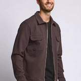 Diagonal Zip Up Jacket