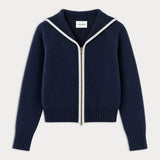 The Knit Sailor Zip Up