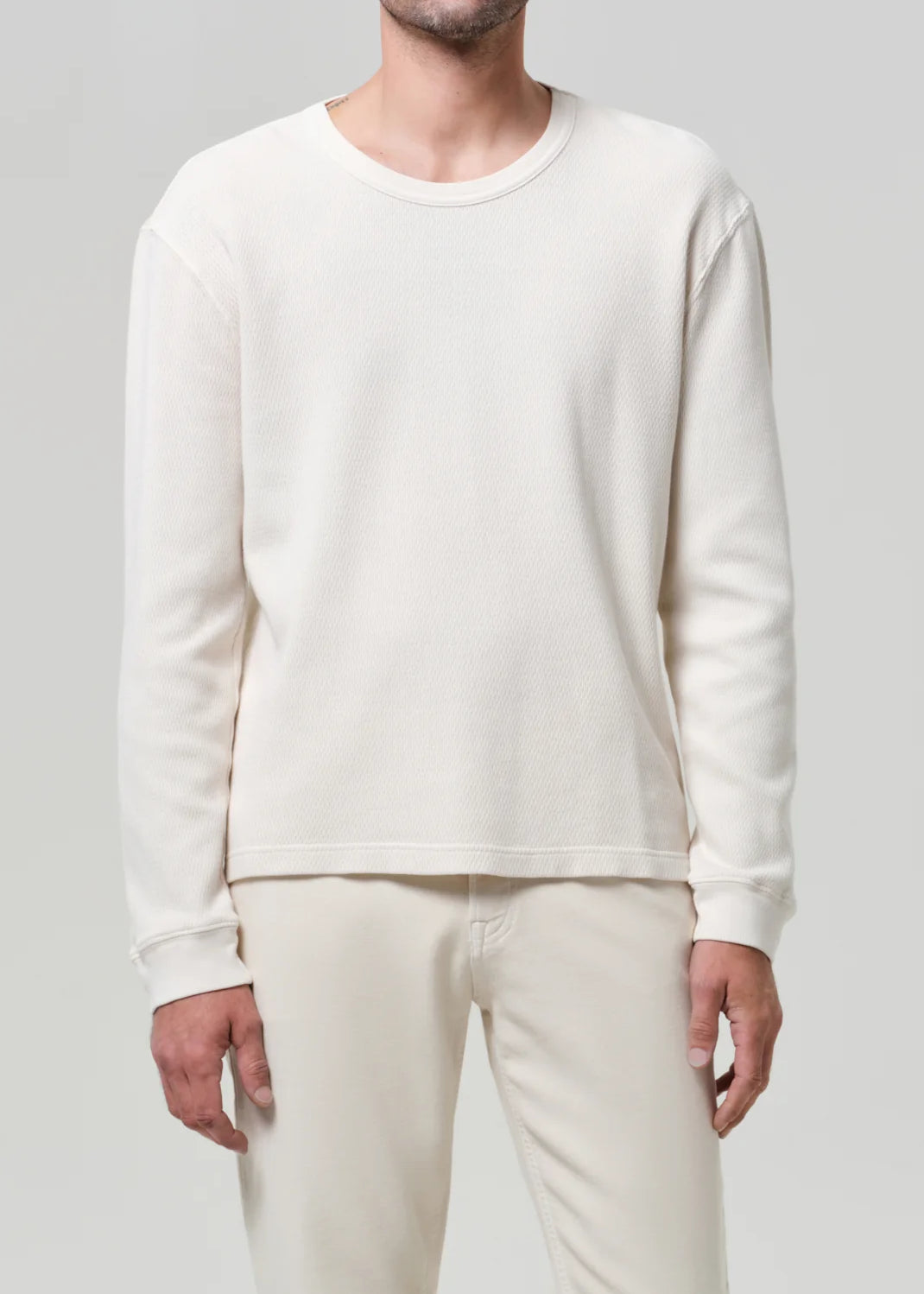 Waffle Crewneck