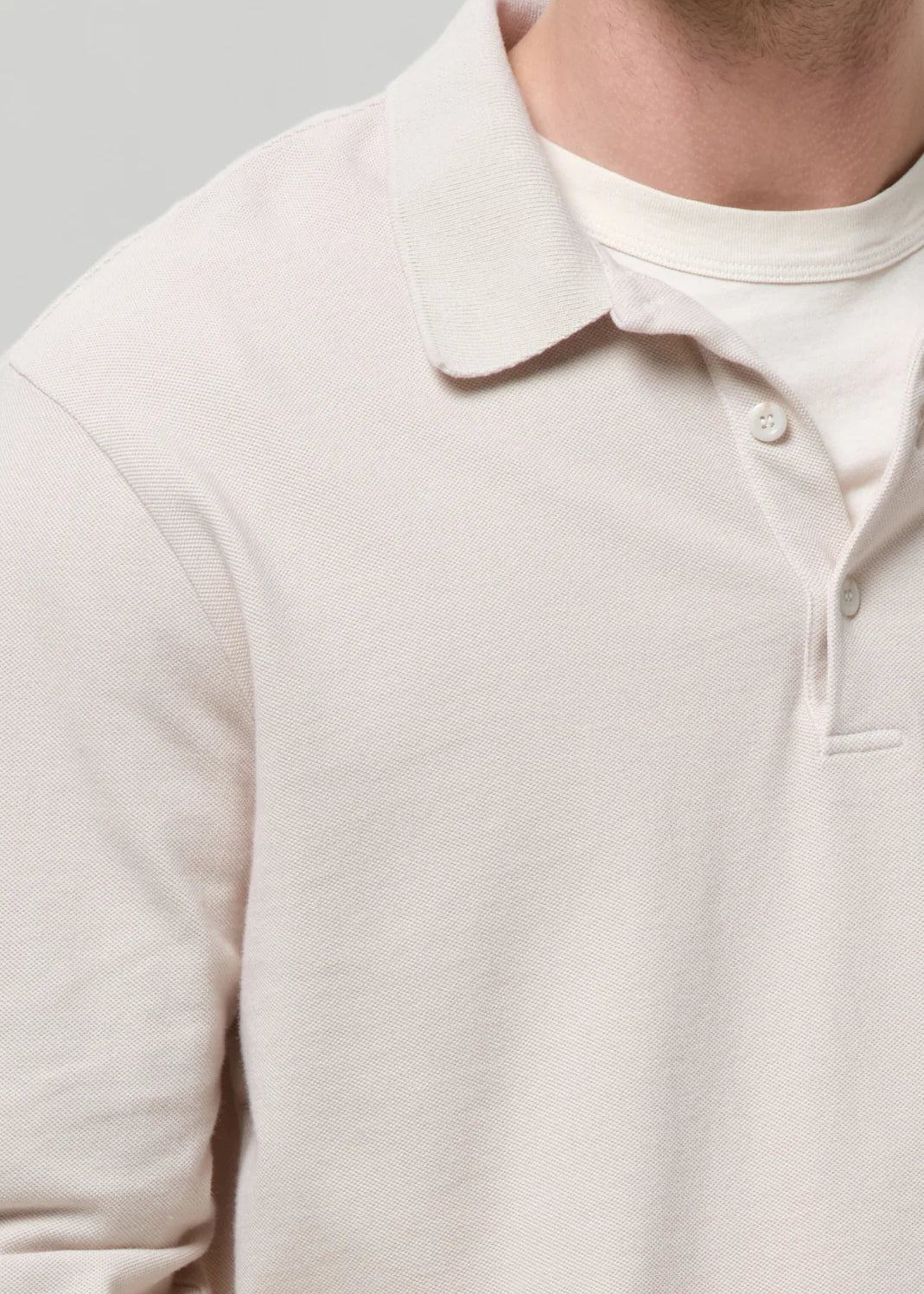 Long Sleeve Banded Polo