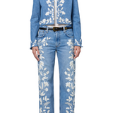 Flora Jacket With Floral Embroidery