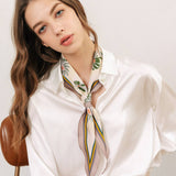 Daisy Silk Diamond Neckerchief