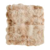 Soft Bubble Faux Fur Throw