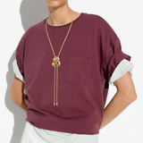 Até Lariat Bolo Sliding  Necklace