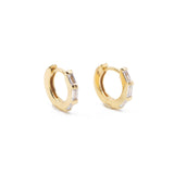 Baguette Huggie Hoops