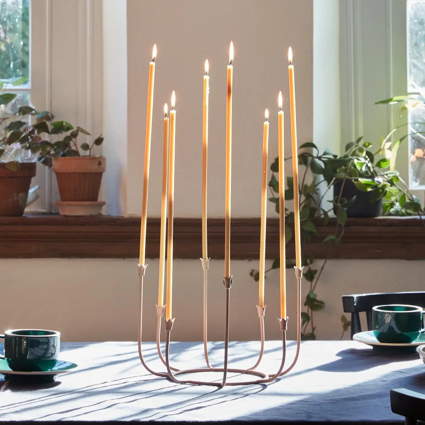 Beacon Long Stem Candelabras