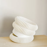 Stacking Bubble Textured Planter with Drainage Tray