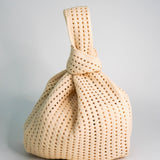 Oat Crochet Handbag