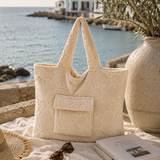 The Grand Packable Terry Beach Tote in Sun