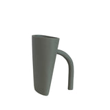 Textured Metal Vase in Matte Grey