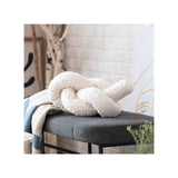 Woven Cotton Bouclé Knot Pillow