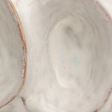 Stoneware Pedestal Dish with 2 Sections