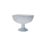 Stoneware Footed Bowl Reactive Glaze