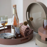 MDF Lacquered Medium Tray with Handles