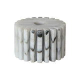 Marble Cogged Tealight/Taper Holder - Short