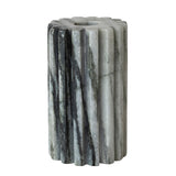 Marble Cogged Tealight/Taper Holder - Tall