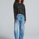Cropped Long Sleeve Tee