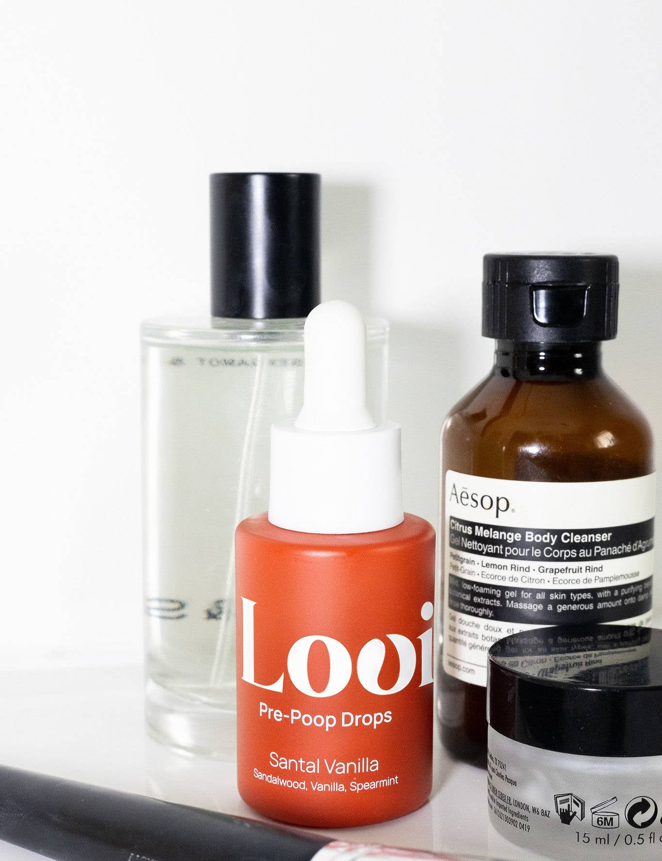 Pre-Poop Toilet Drops — Santal Vanilla