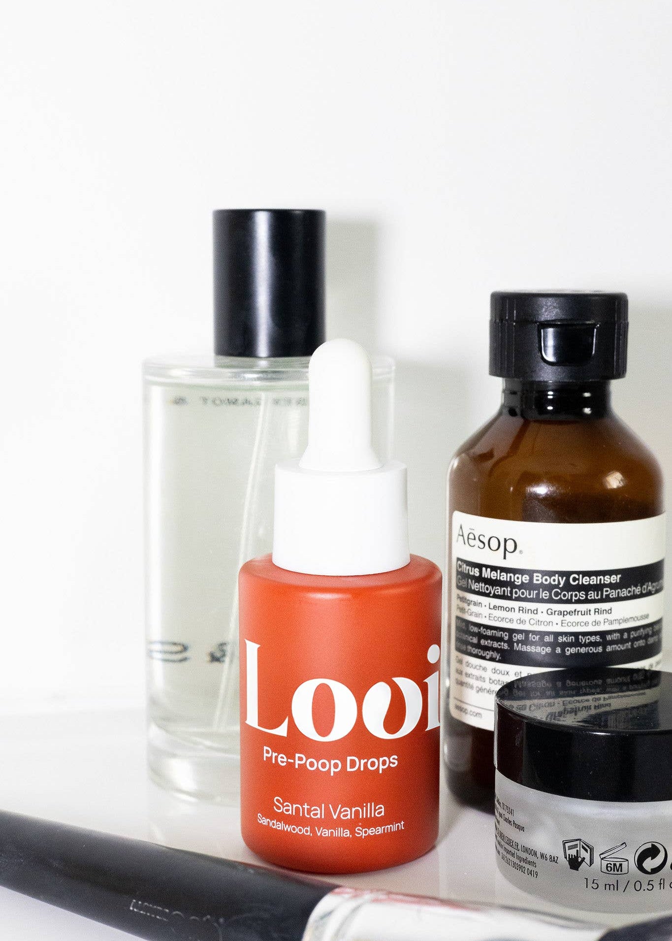 Pre-Poop Toilet Drops — Santal Vanilla