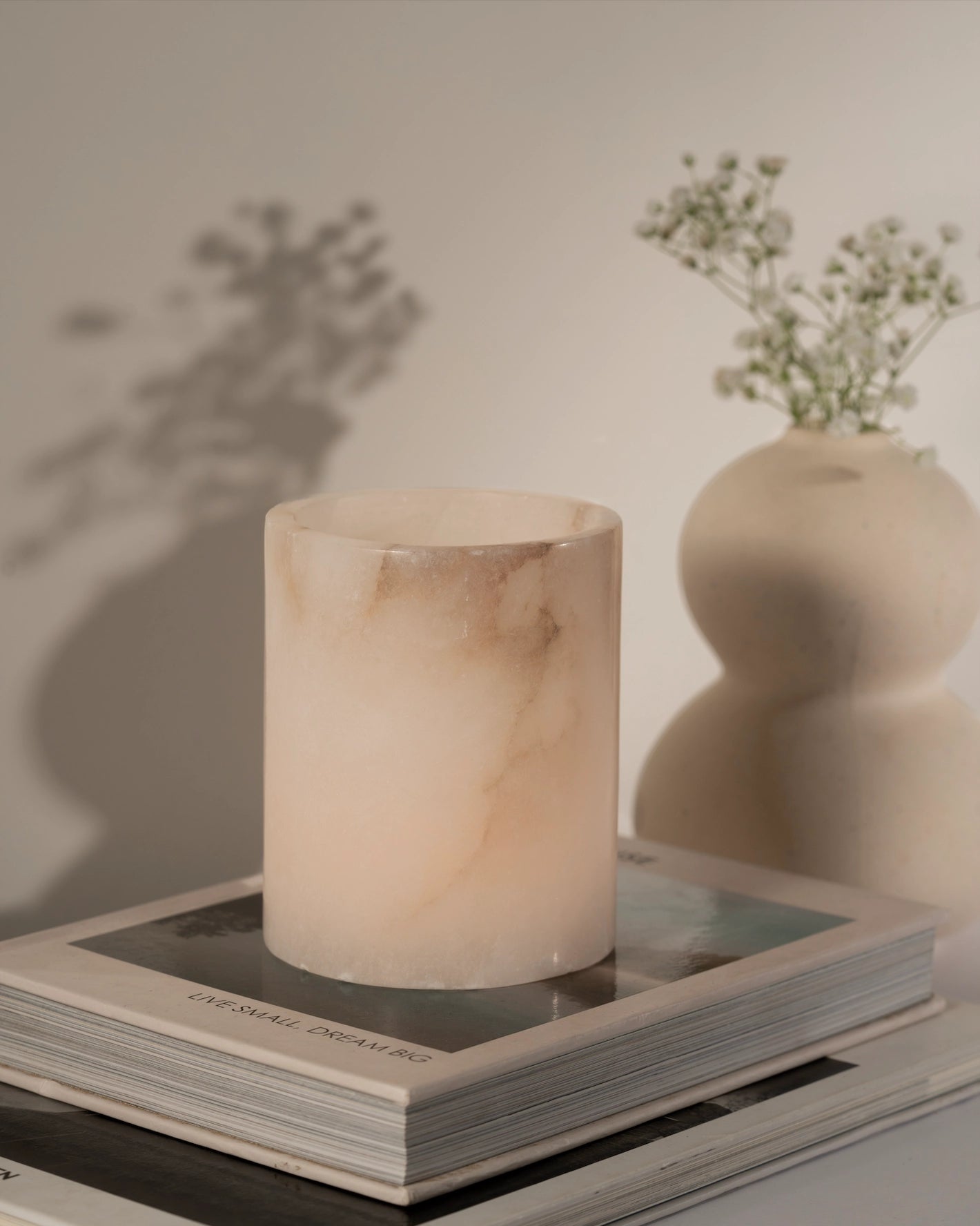 Santo Alabaster Short Votive