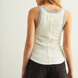 Contrasted Tank Top