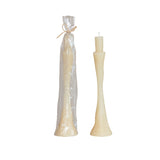 Unscented Taper in Taper Holder Shaped Candle