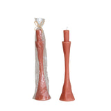 Unscented Taper in Taper Holder Shaped Candle