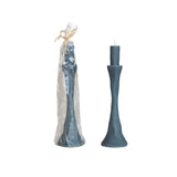 Unscented Taper in Taper Holder Shaped Candle
