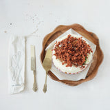 Mango Wood Scalloped Tray