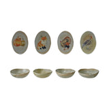 Hand-Painted Stoneware Dish