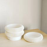 Stacking Bubble Textured Planter with Drainage Tray