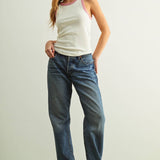 Contrasted Tank Top