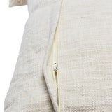 Woven Cotton Slub Striped Lumbar Pillow