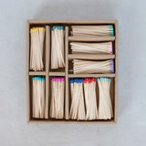 Multicolored Safety Matches in Box