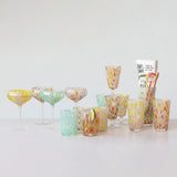 Stemmed Confetti Coupe Glass