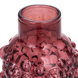 Glass Vase with Raised Dots