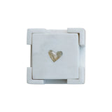 Marble Coasters with Mother of Pearl Inlay