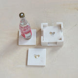 Marble Coasters with Mother of Pearl Inlay