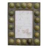 Green Marbled Bobbin Photo Frame