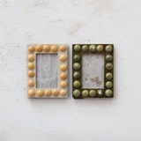 Green Marbled Bobbin Photo Frame