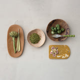 Marbled Resin Serving Board in Caramel