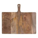 Mango Wood Cheese/Serving Board with Handle, Natural