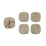 Pocked Aluminum Coasters