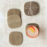 Pocked Aluminum Coasters